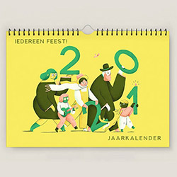 This calendar published yearly by Orbit Vzw and Pelckmans Uitgevers highlights the festive days of not just one, but of all groups and religions. We had the lovely opportunity to create the illustrations for the 2021 edition.