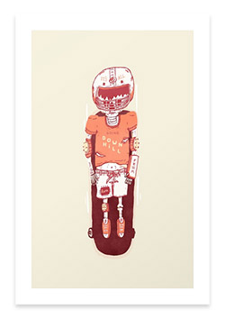 Illustrative wall art at society6.com