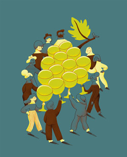Wine illustration