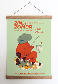 Zin In Zomer is a summer festival focusing on literature and illustration. We had the pleasure designing two campaign illustrations for the edition of 2022. 